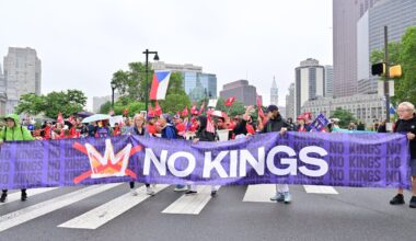 Philadelphia "No Kings" protest shuts down streets today. Here's what to know.