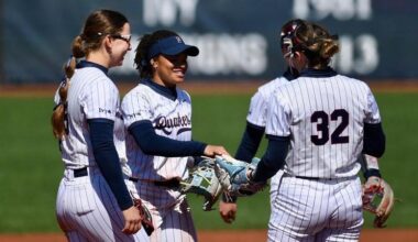 Softball Splits Two Against Cornell Saturday on Alumnae Day