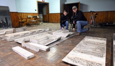 Long-forgotten marble masterpiece discovered in Reading church basement