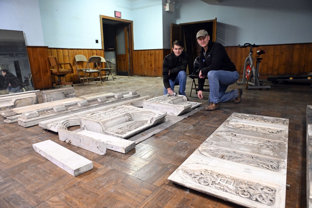 Long-forgotten marble masterpiece discovered in Reading church basement