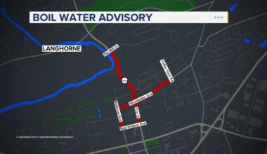 Boil water advisory for residents following water main break in Langhorne, Pennsylvania