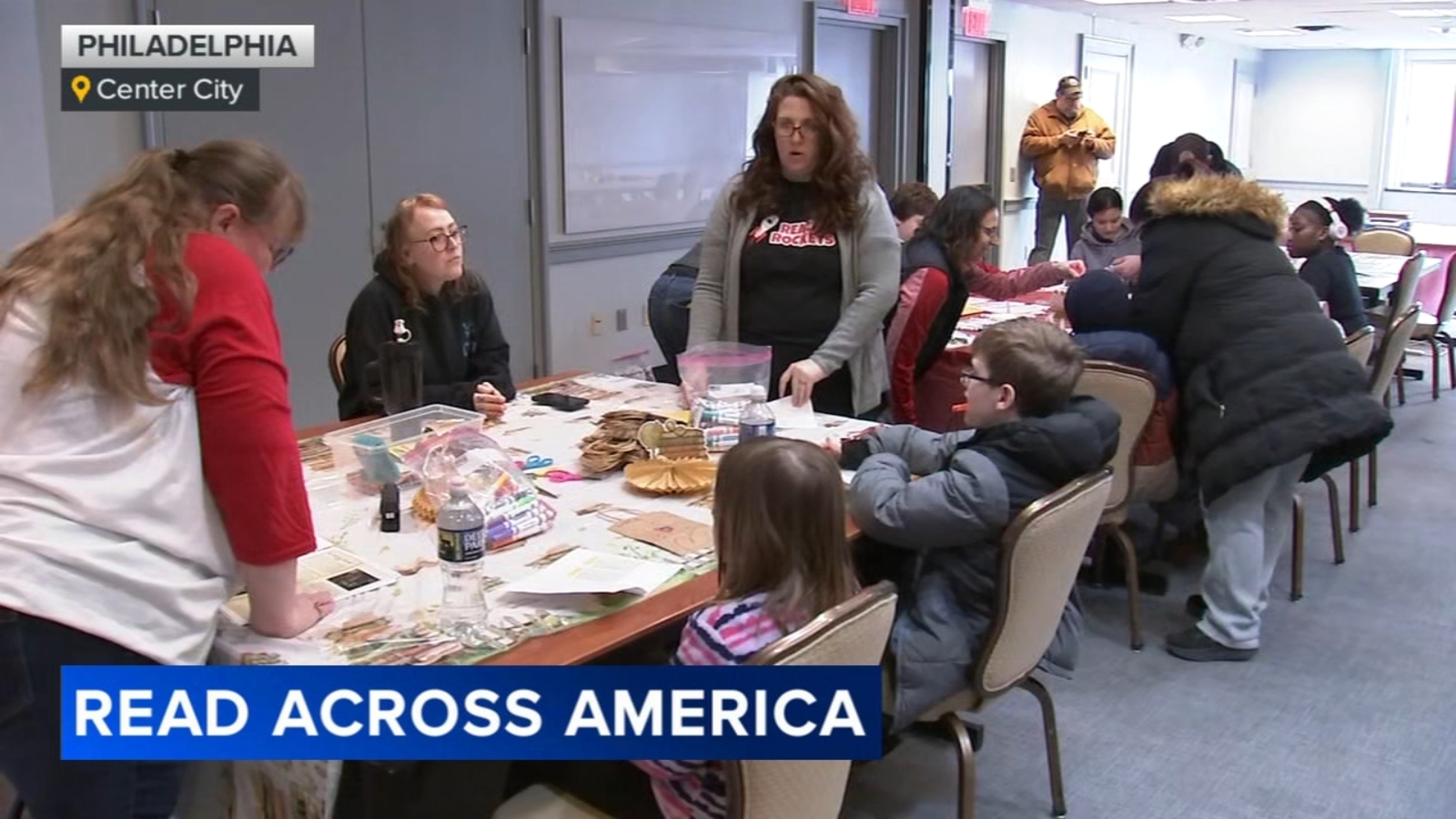 Families participate in Read Across America event at the Franklin Institute in Center City Philadelphia