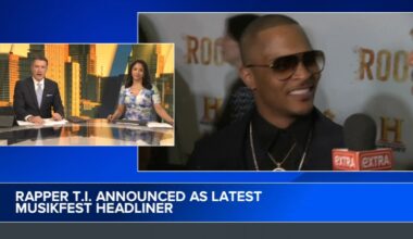 Rapper T.I. announced as headliner on Wild Creek Steel Stage at Musikfest 2026 in Bethlehem, Pennsylvania