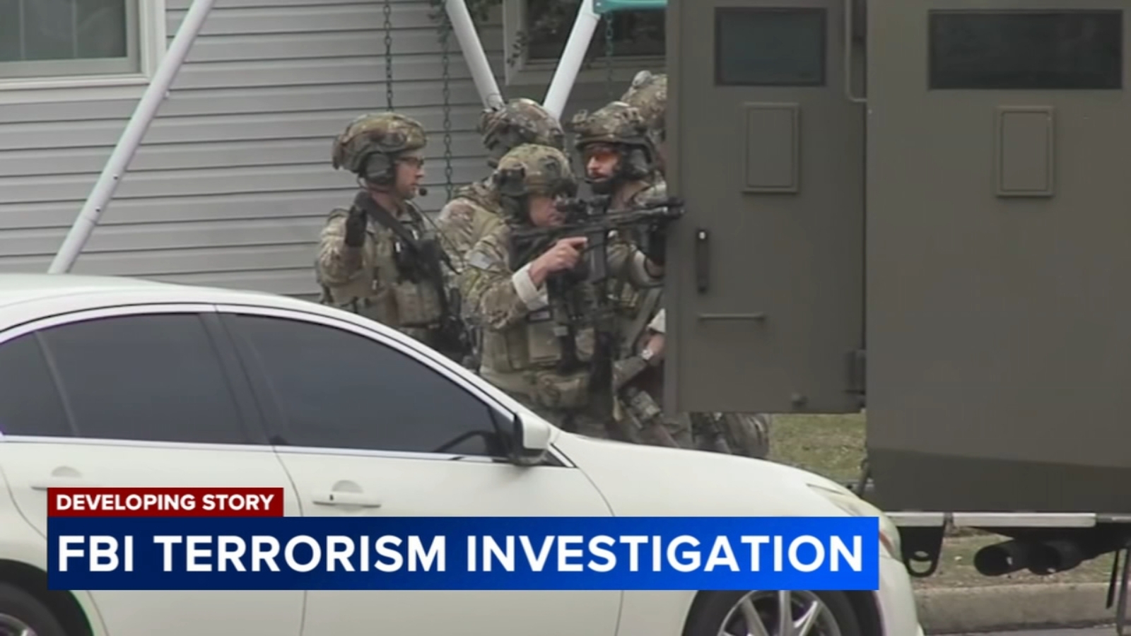 FBI raids homes of 2 Bucks County men accused of throwing explosive device in NYC protest