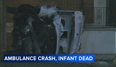 Infant dies in ambulance crash in Philadelphia's Frankford section; driver suspected of DUI