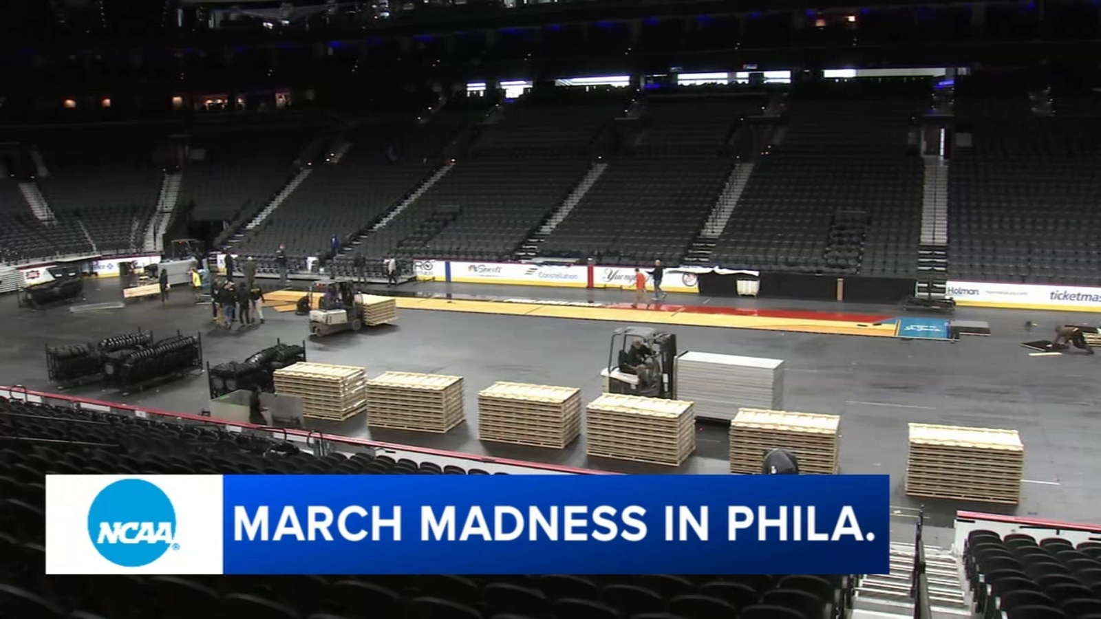 Philadelphia prepares to host opening rounds of NCAA tournament at Xfinity Mobile Arena