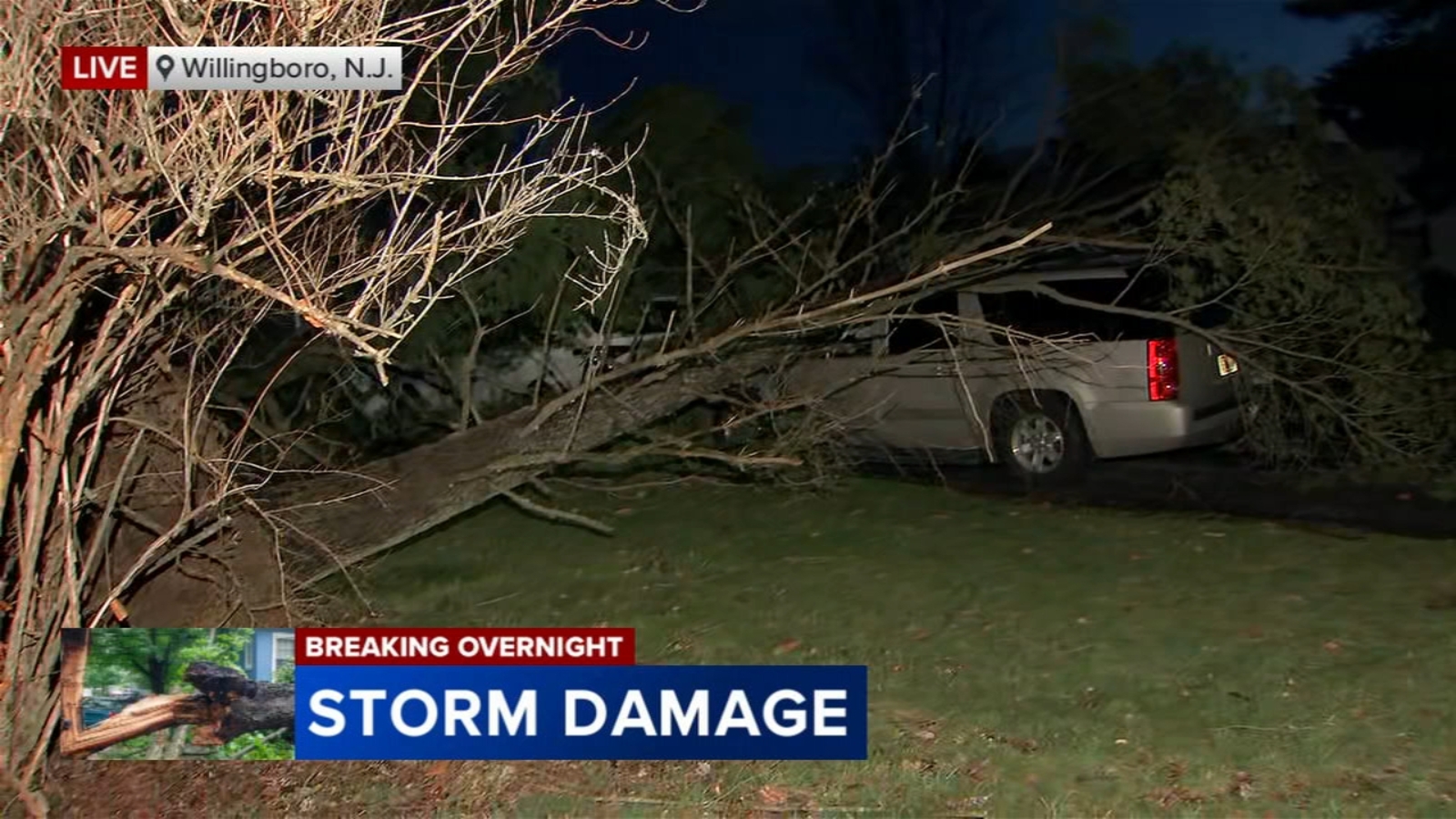 Widespread storm damage, power outages reported across Philadelphia region following severe storms Monday night