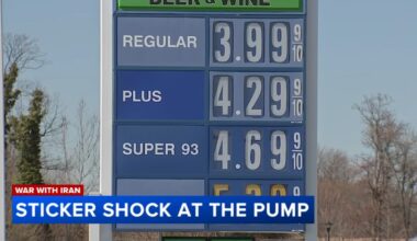 Iran war: Gas prices surge toward $4 a gallon in Philadelphia region as drivers feel the pinch