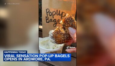 Viral sensation PopUp Bagels opens at Suburban Square in Ardmore, Pa.
