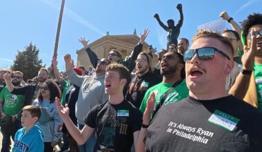 People named 'Ryan' from across the country gather at Philadelphia Museum of Art
