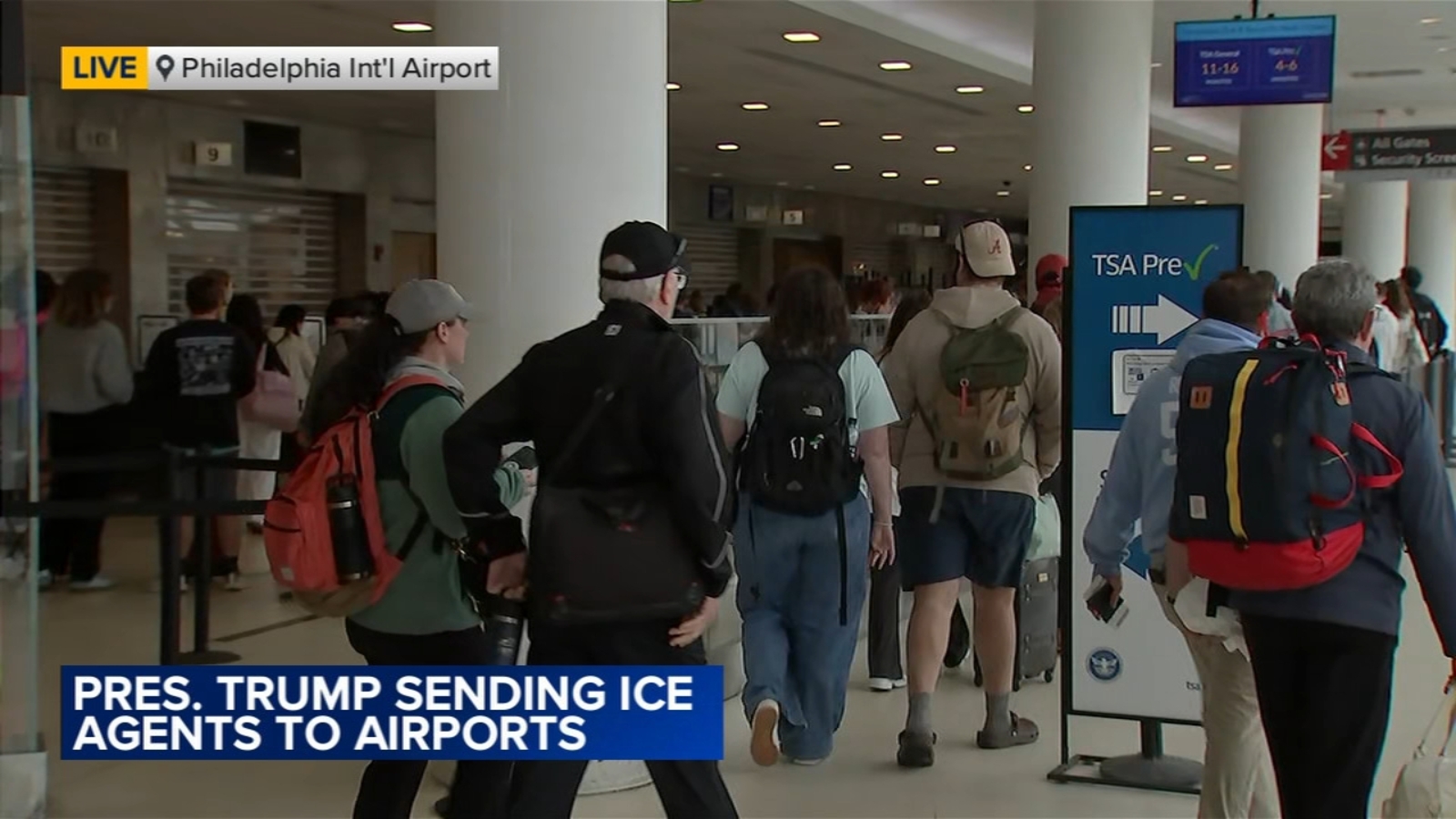 Trump administration plans to send ICE agents to airports as TSA staff shortages grow