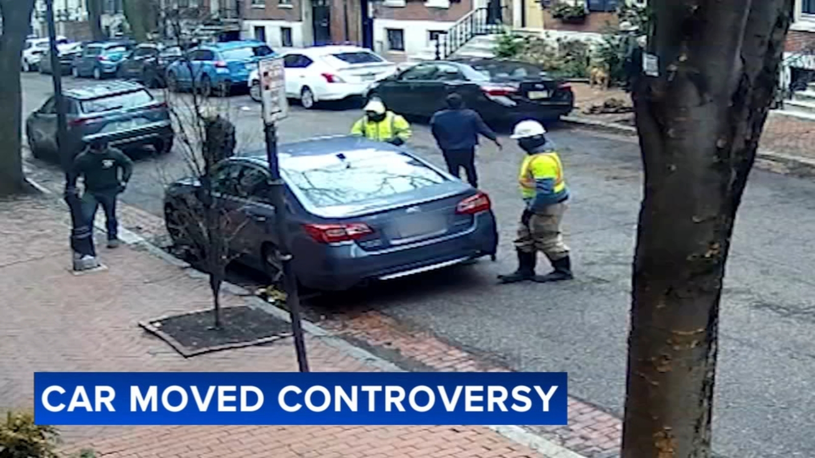 Philadelphia couple tracks towed car after tree crew moves it to no-parking zone