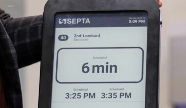 SEPTA pilot program testing real-time arrival displays at select bus, trolley stops across Philadelphia