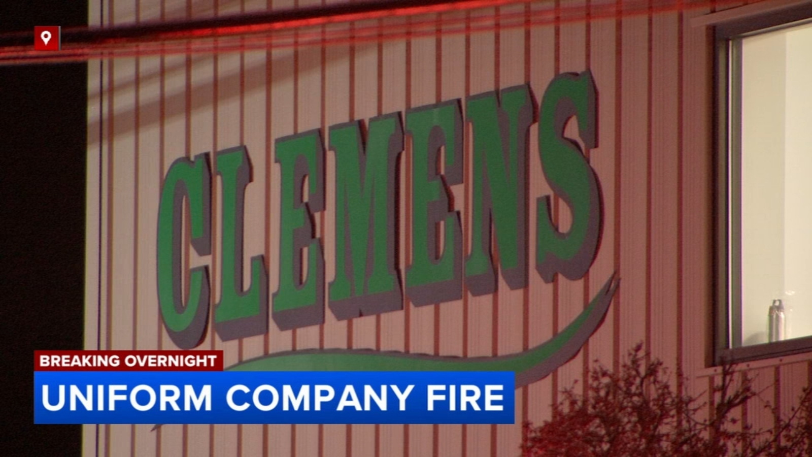 Fire breaks out at uniform company in Lansdale, Pennsylvania