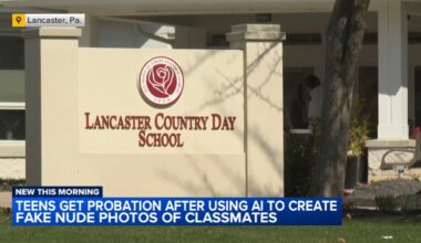 Lancaster, Pennsylvania teens get probation after using AI to create fake nudes of classmates