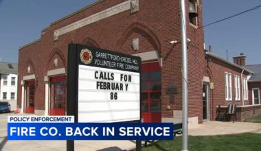 Delaware County volunteer fire company briefly goes out of service amid dispute over policy