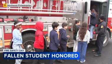 Northeast Philadelphia elementary school hosts fire safety ceremony to honor fallen student