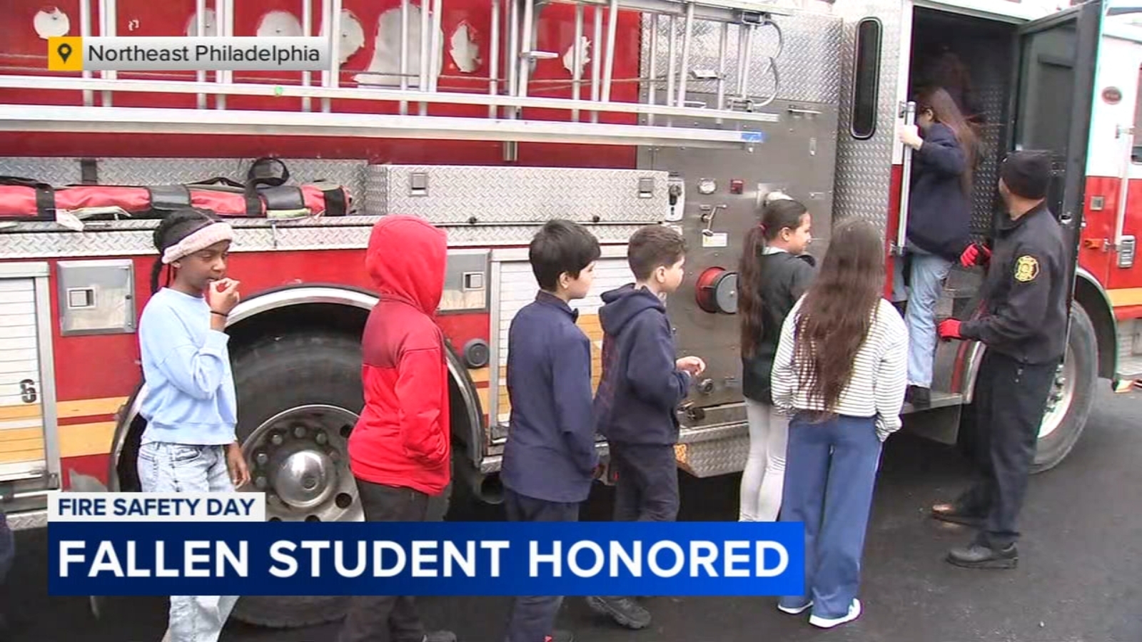 Northeast Philadelphia elementary school hosts fire safety ceremony to honor fallen student