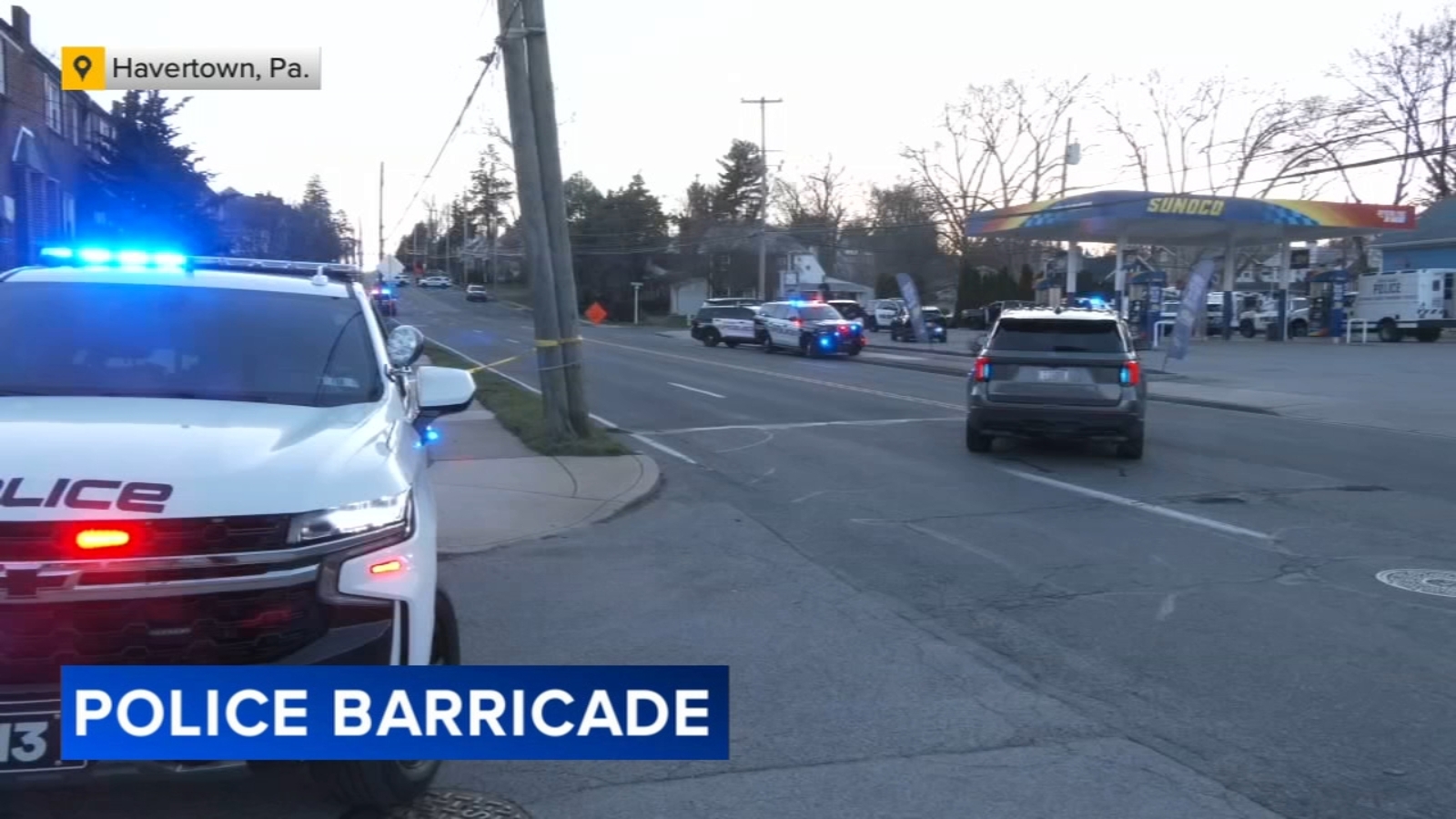 Man taken into custody following barricade situation in Havertown