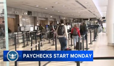 TSA union warns continued staffing strain as first paycheck in weeks arrives Monday