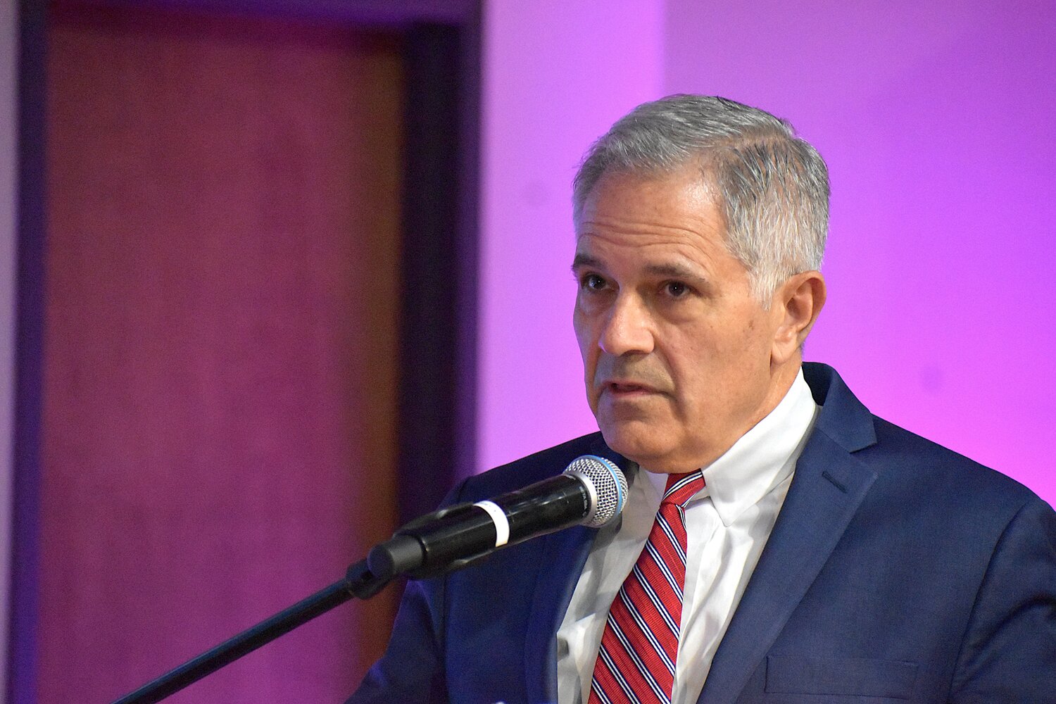 District Attorney Larry Krasner, pictured in an August 2025 file photo, is not afraid of issuing verbal barbs toward street groups.