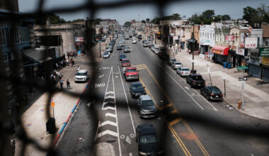 In this file photo, traffic moves through Kensington on July 19, 2021 in Philadelphia.