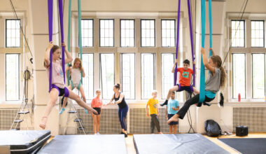 With school out for spring break, kids can hop into high-flying fun later this month at the Philadelphia School of Circus Arts&rsquo; Kid&rsquo;s Day Off Circus Camp.