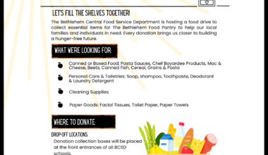 Donate to the BCSD Food Services Community Food Drive