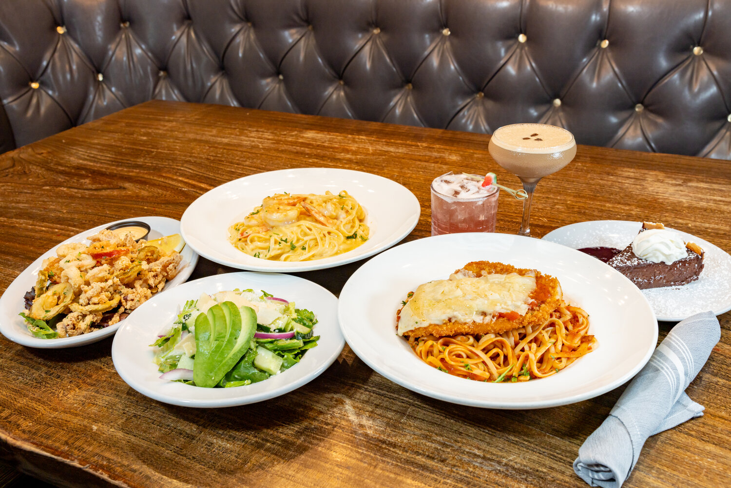 SOMO Manayunk delivers a polished three-course dinner in a chic, speakeasy-inspired setting.