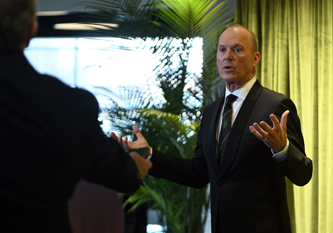 Michael Keaton on Pittsburgh's North Shore to receive Rooney award at Ireland Funds gala