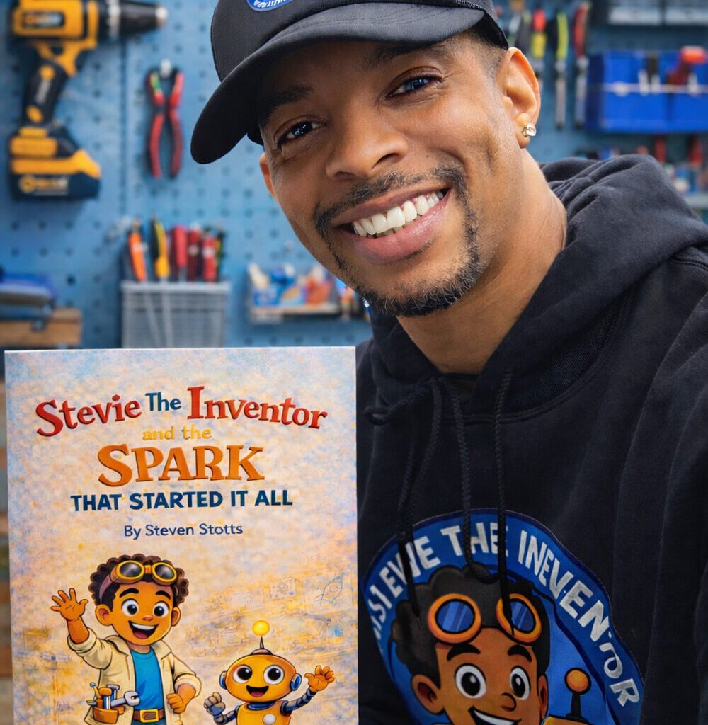 Steven Stotts, author of the children&rsquo;s book, &lsquo;Stevie The Inventor and the Spark That Started It All,&rsquo; encourages young readers to see inventions as adventures.