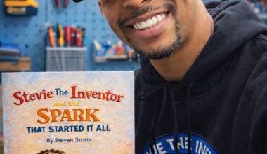 Steven Stotts, author of the children&rsquo;s book, &lsquo;Stevie The Inventor and the Spark That Started It All,&rsquo; encourages young readers to see inventions as adventures.