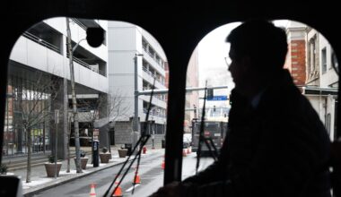 Pittsburgh railroad trestles get black-and-gold makeover ahead of NFL Draft