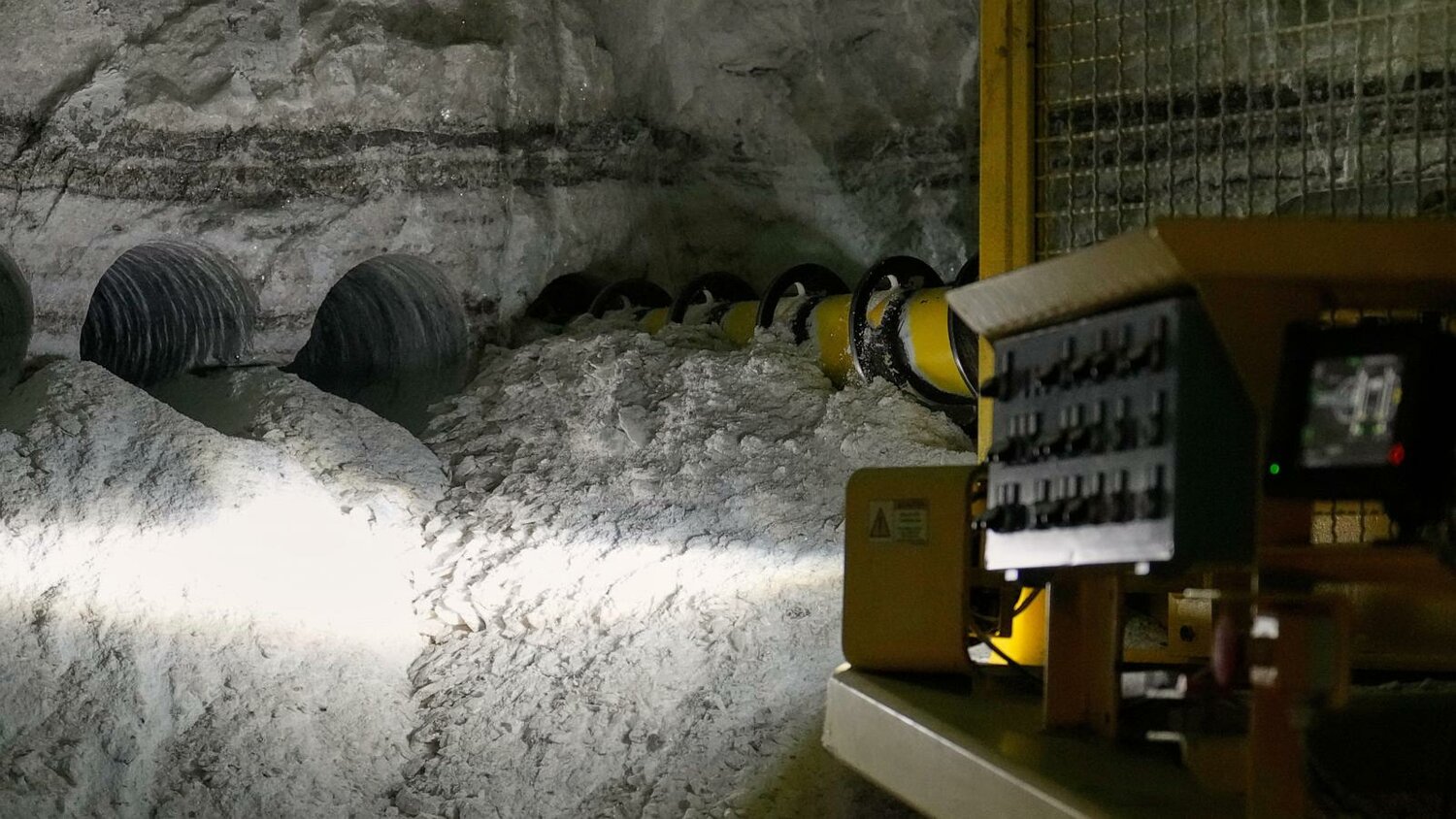 Beneath Lake Erie, a vast salt mine works overtime to meet winter road demands