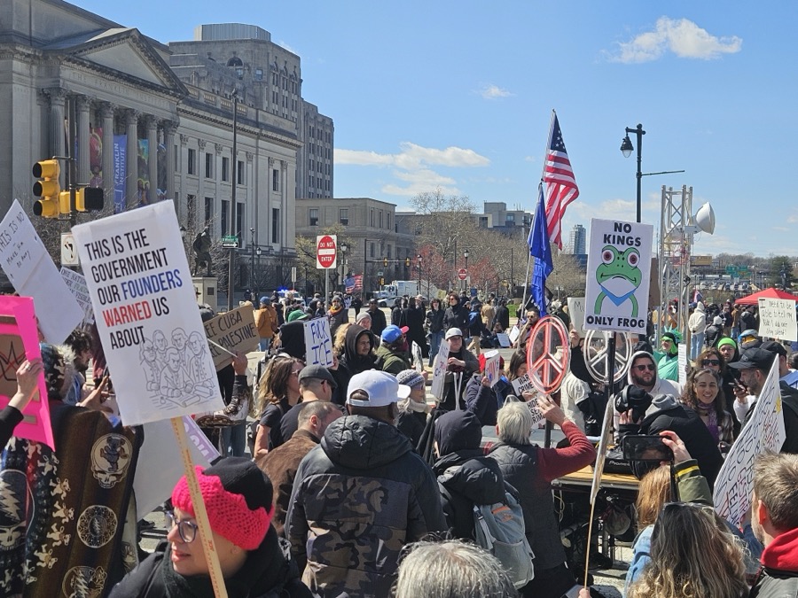 Scenes From the Third “No Kings” Protest in Philadelphia