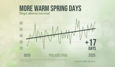 Spring in Philadelphia is getting warmer. Here's what that means for residents and wildlife.