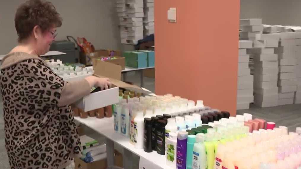 Pa. Turnpike volunteers make care kits for human trafficking survivors