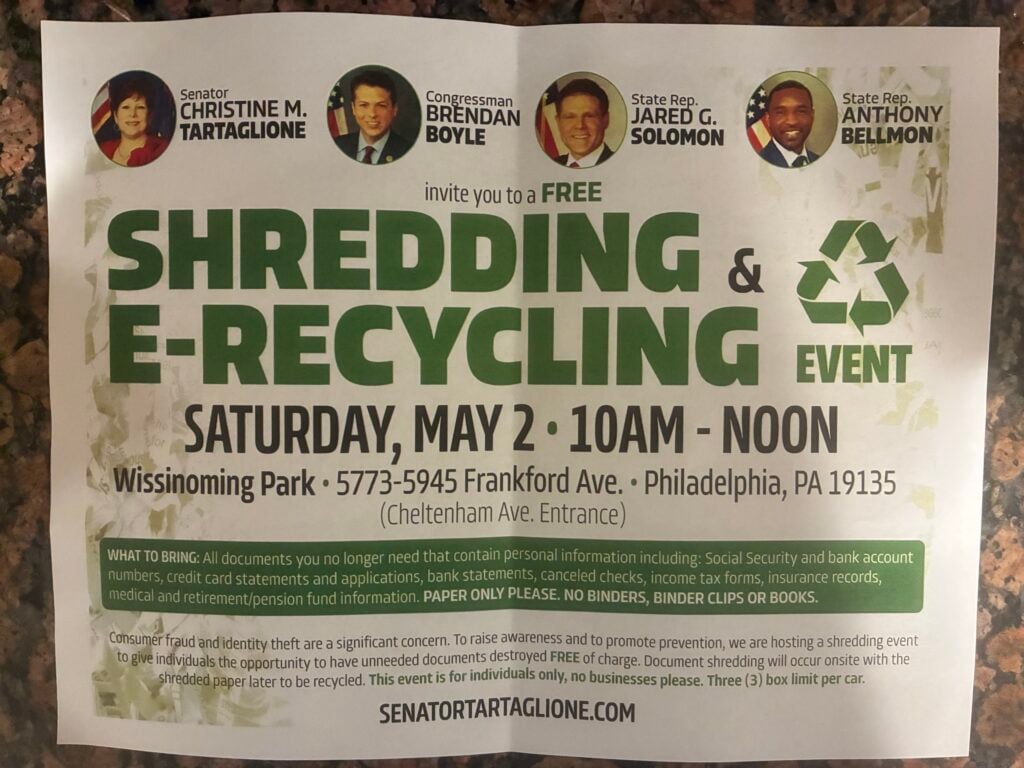 Recycling talk in Lawncrest - Northeast Times