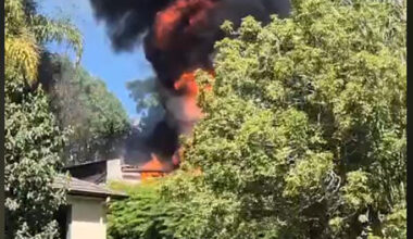 SunLive - Thick smoke over Bethlehem after house fire