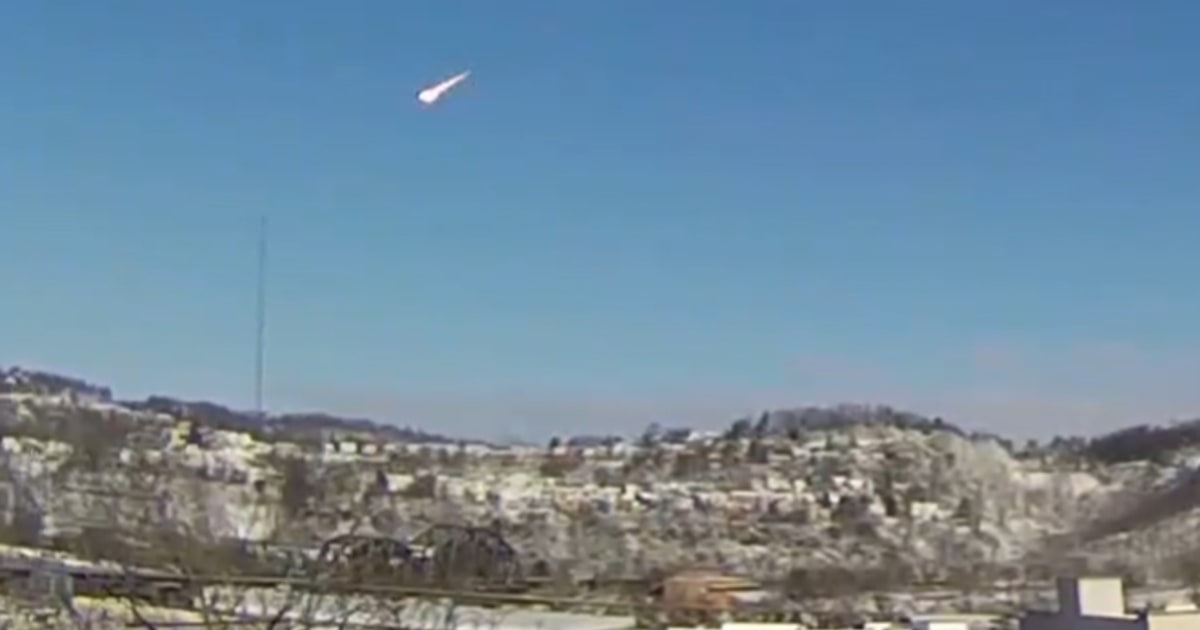 Meteor causes thunderous boom over Ohio and Pennsylvania