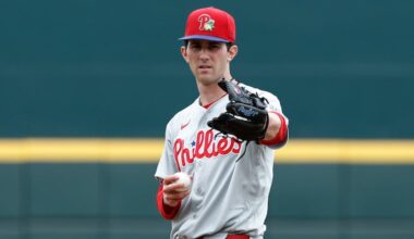 Phillies pitcher Andrew Painter, 22, struggled at triple A last season as he recovered from surgery, but he's earned a spot in the major league rotation this spring.