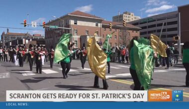 Scranton set for 65th annual St. Patrick's Parade with bands, dancers, and historical reenactments