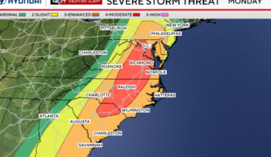 Severe storms Monday in Philadelphia region could bring tornadoes, damaging winds, heavy rain. Here's the forecast.
