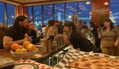 Lucky Duck opens in Northern Liberties with thin-crust pizza and views of the Ben Franklin Bridge