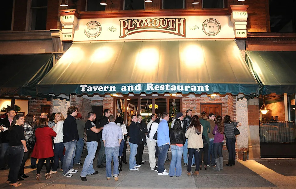 Thanksgiving Eve is traditionally one of the busiest nights of the year for bars, taverns and restaurants in Erie County including the Plymouth Tavern in downtown Erie, shown here on Nov. 25, 2011.