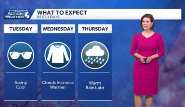 Western PA: Warming up through Thursday
