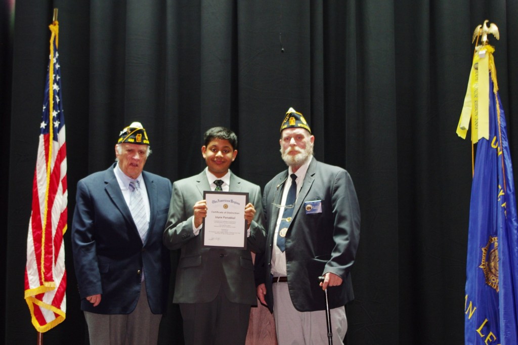 Wissahickon student wins American Legion public speaking contest