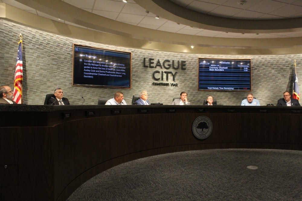 League City City Council dais