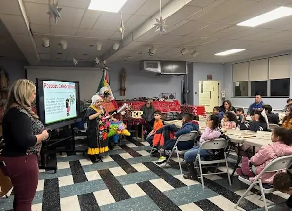 Spanish-speaking Catholics celebrate “Las Posadas" at Holy Infancy Catholic Church in Bethlehem, Pennsylvania, which is located on Bethlehem’s south side and founded in 1861. Credit: Courtesy of Holy Infancy Catholic Church