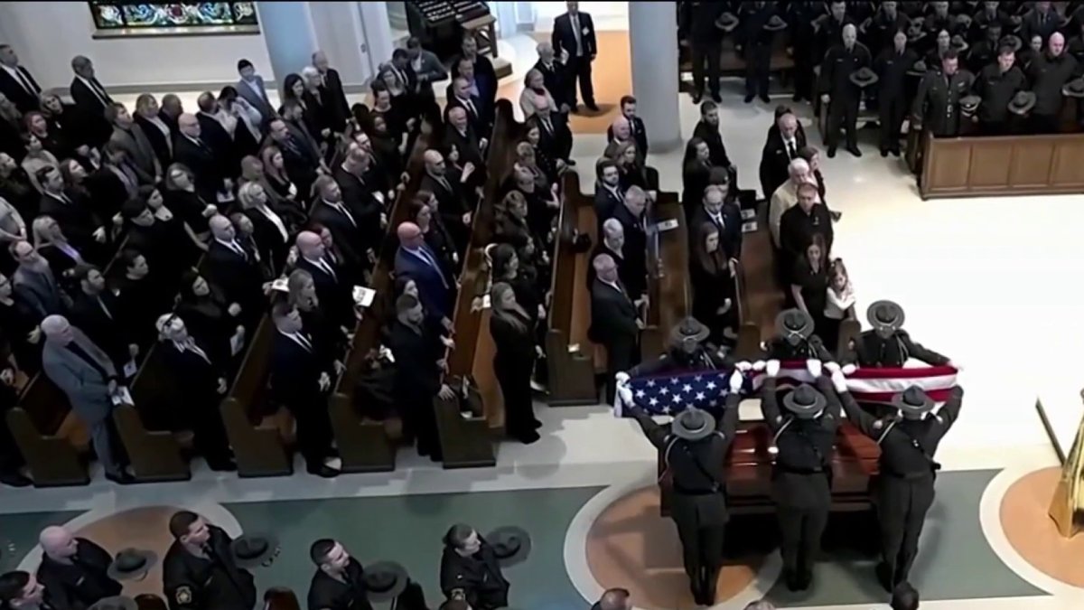 Thousands attend funeral for Pennsylvania State Police Corporal Timothy O’Connor – NBC10 Philadelphia